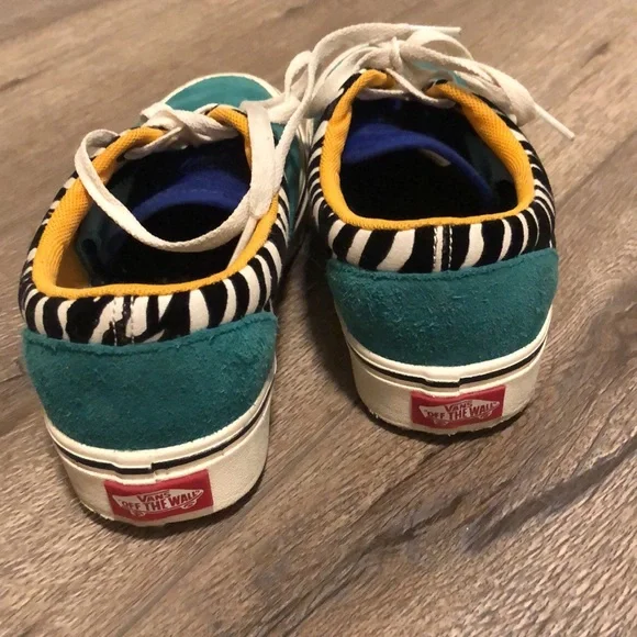 Vans Comfu Cush Zebra Tide-pool/Surf The Web - Picture 3 of 6
